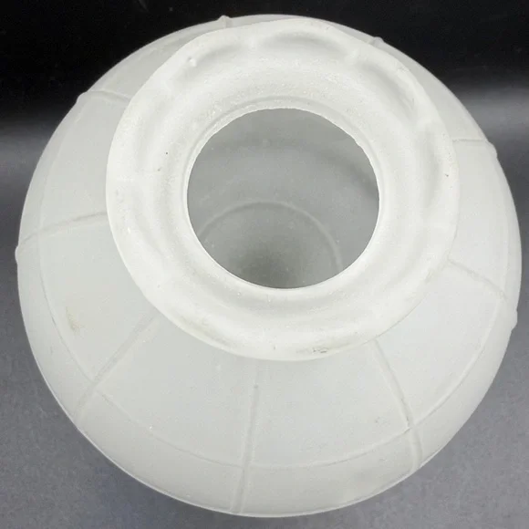 Vintage Satin Frosted Glass Pedestal Fairy Lamp Fairy Light Candle Holder Decor - Picture 9 of 10